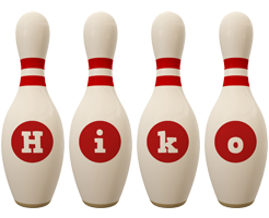 Hiko bowling-pin logo