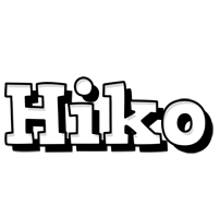 Hiko snowing logo