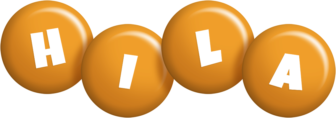Hila candy-orange logo