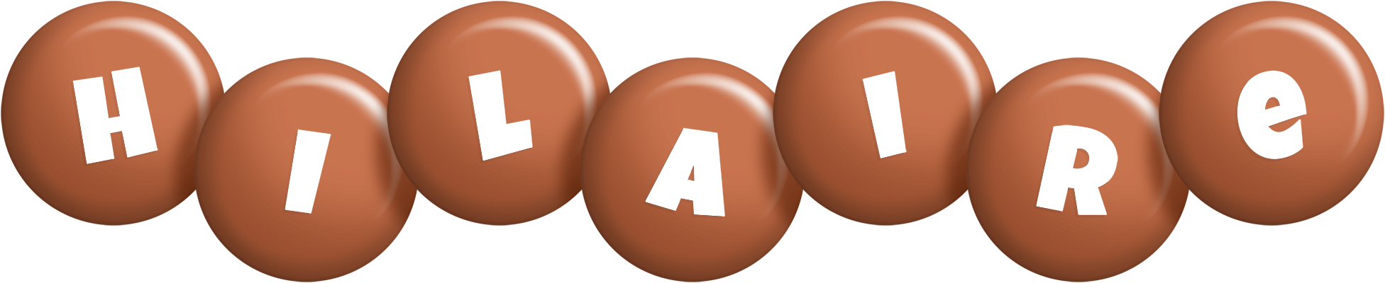 Hilaire candy-brown logo