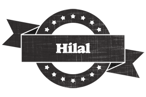 Hilal grunge logo