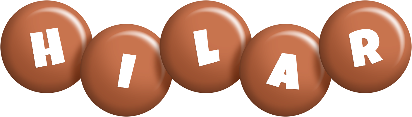 Hilar candy-brown logo