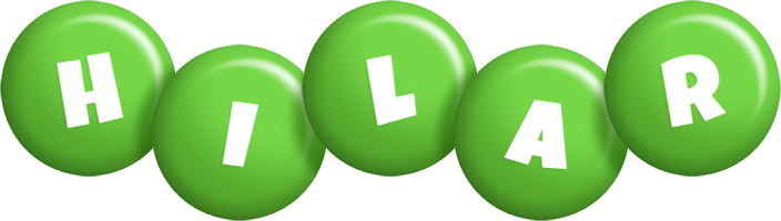 Hilar candy-green logo
