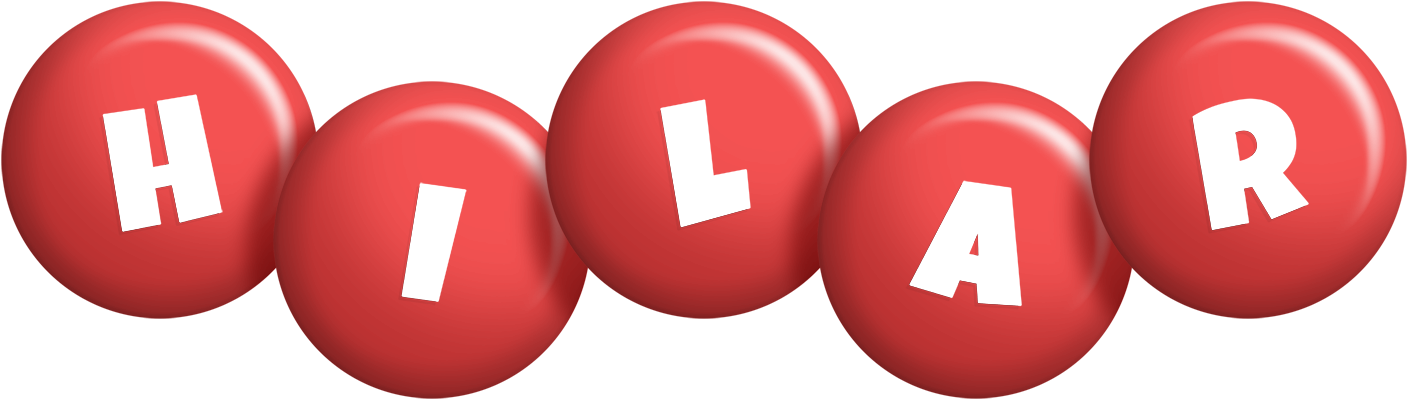 Hilar candy-red logo