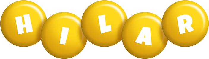 Hilar candy-yellow logo