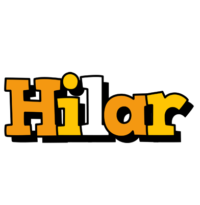 Hilar cartoon logo