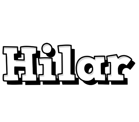Hilar snowing logo