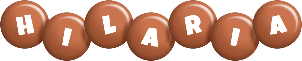 Hilaria candy-brown logo