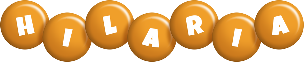 Hilaria candy-orange logo