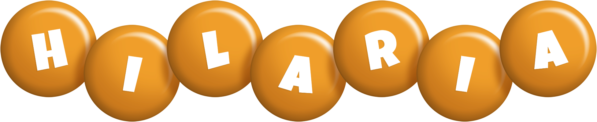Hilaria candy-orange logo