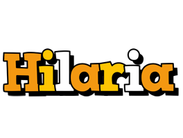 Hilaria cartoon logo