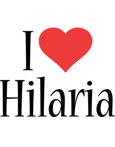 Hilaria i-love logo