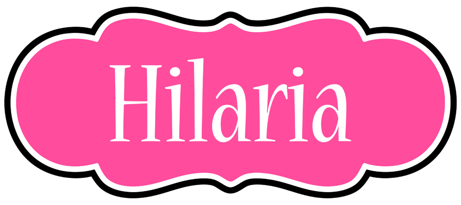 Hilaria invitation logo
