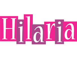 Hilaria whine logo
