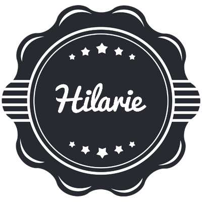 Hilarie badge logo