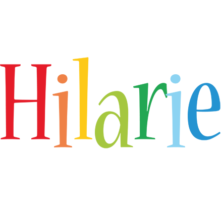 Hilarie birthday logo