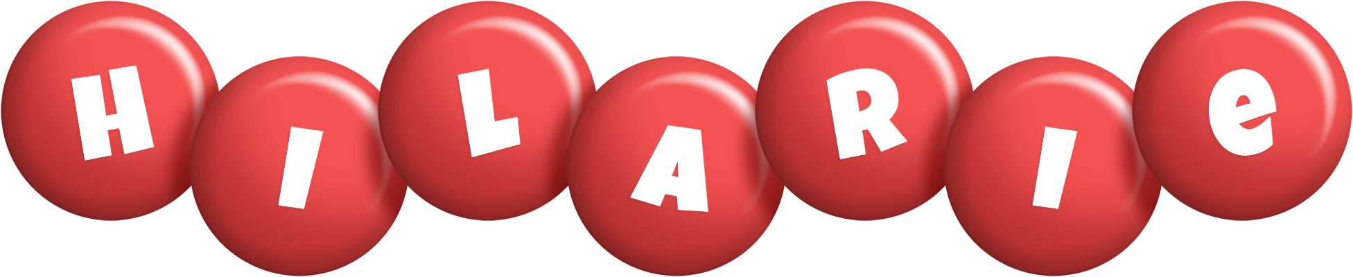 Hilarie candy-red logo