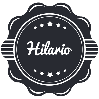 Hilario badge logo