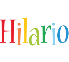 Hilario birthday logo