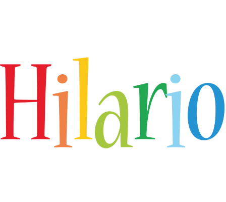 Hilario birthday logo