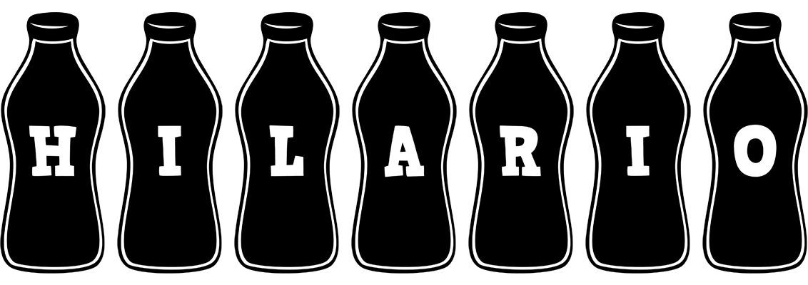 Hilario bottle logo