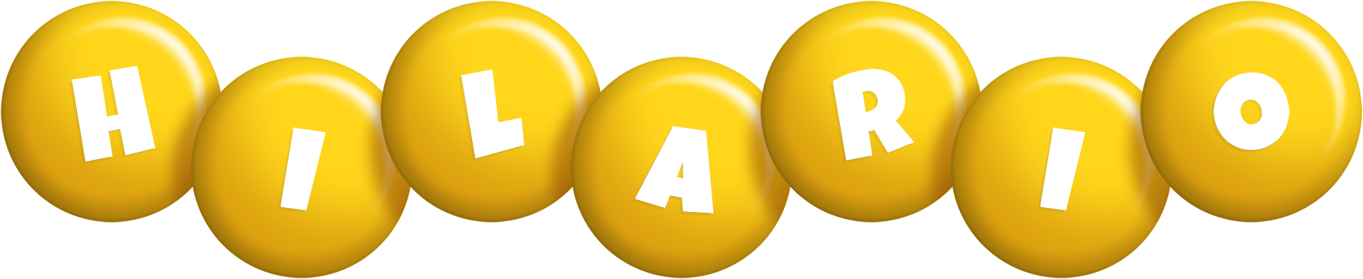 Hilario candy-yellow logo
