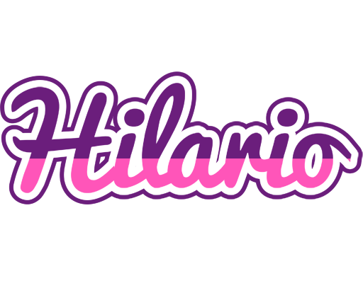Hilario cheerful logo