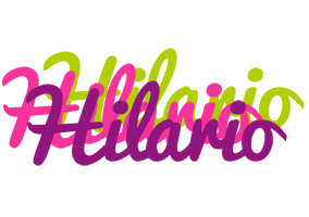 Hilario flowers logo