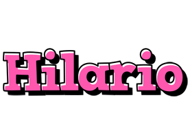 Hilario girlish logo