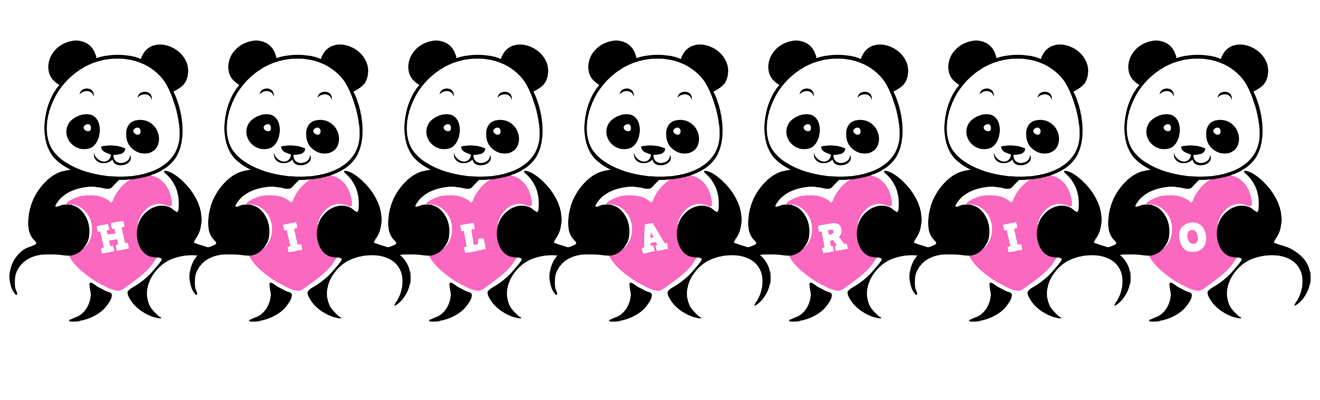 Hilario love-panda logo