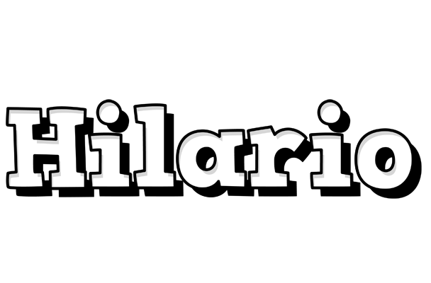 Hilario snowing logo