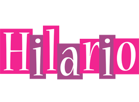 Hilario whine logo