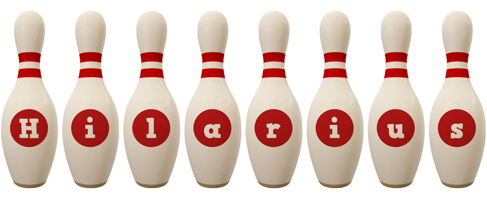 Hilarius bowling-pin logo