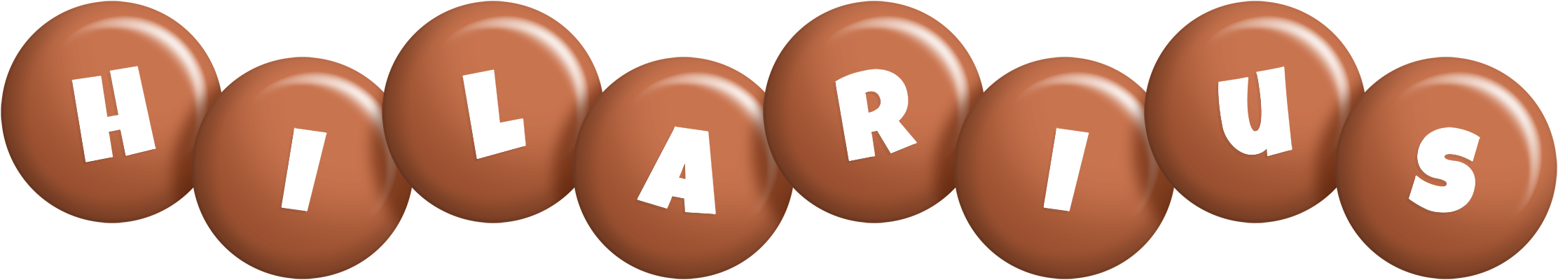 Hilarius candy-brown logo