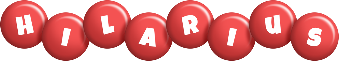 Hilarius candy-red logo