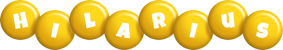 Hilarius candy-yellow logo