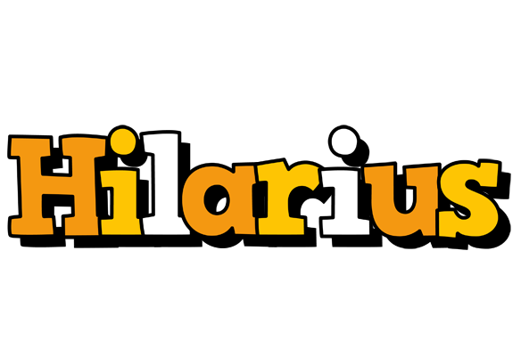 Hilarius cartoon logo