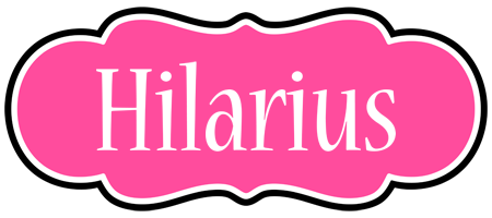 Hilarius invitation logo