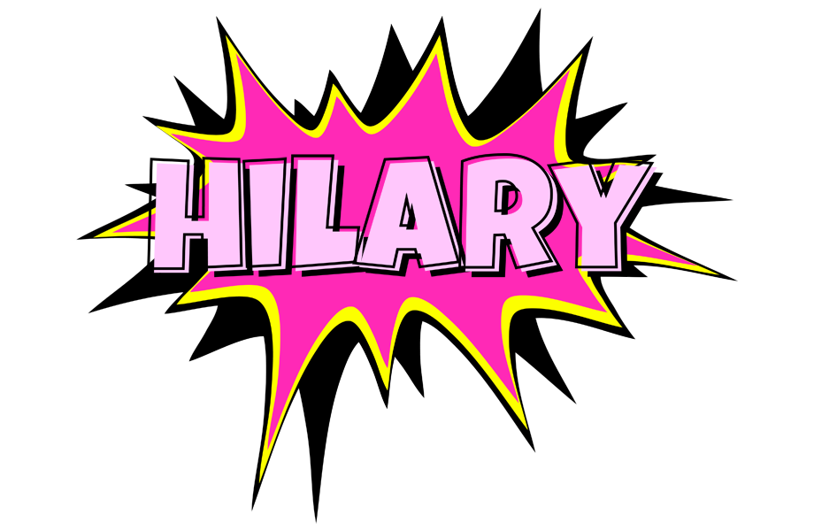 Hilary badabing logo