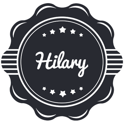 Hilary badge logo