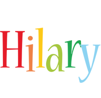 Hilary birthday logo