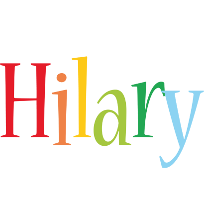 Hilary birthday logo