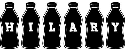 Hilary bottle logo