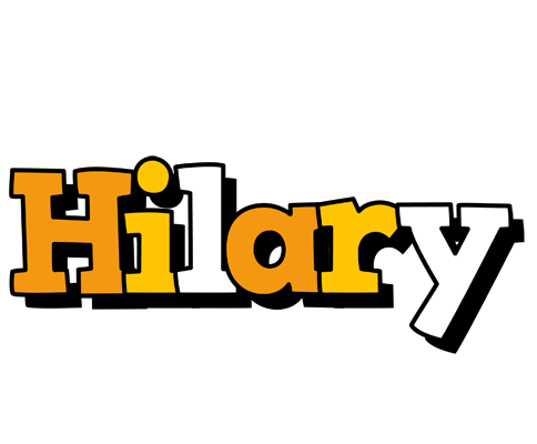 Hilary cartoon logo