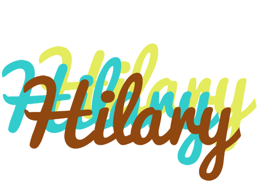 Hilary cupcake logo