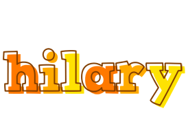 Hilary desert logo