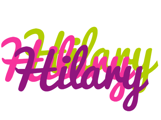 Hilary flowers logo
