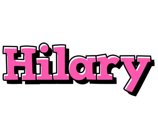 Hilary girlish logo