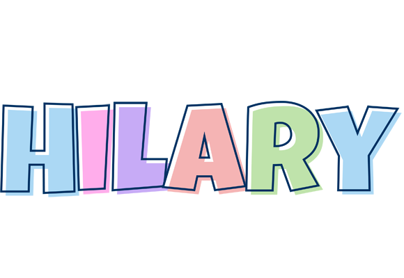 Hilary pastel logo