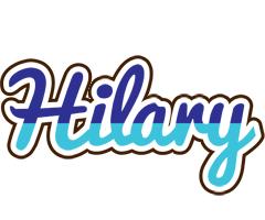 Hilary raining logo